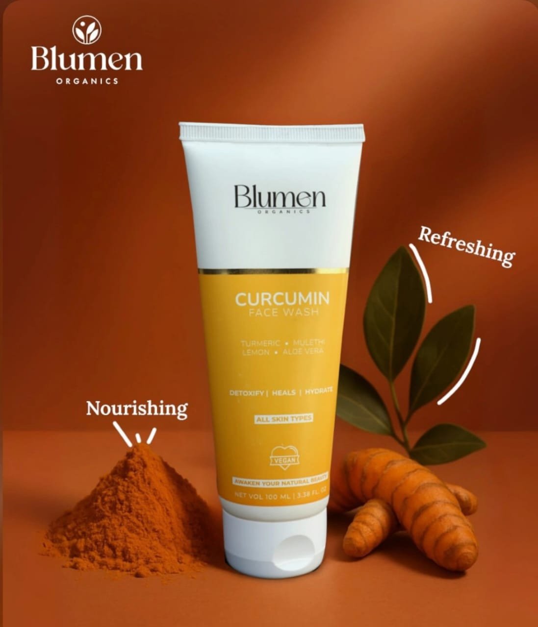 “From Dull to Radiant: The Magic of Curcumin Face Wash”